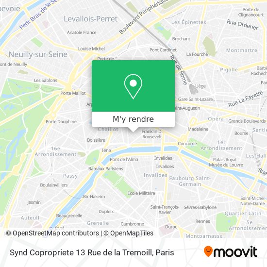 Synd Copropriete 13 Rue de la Tremoill plan