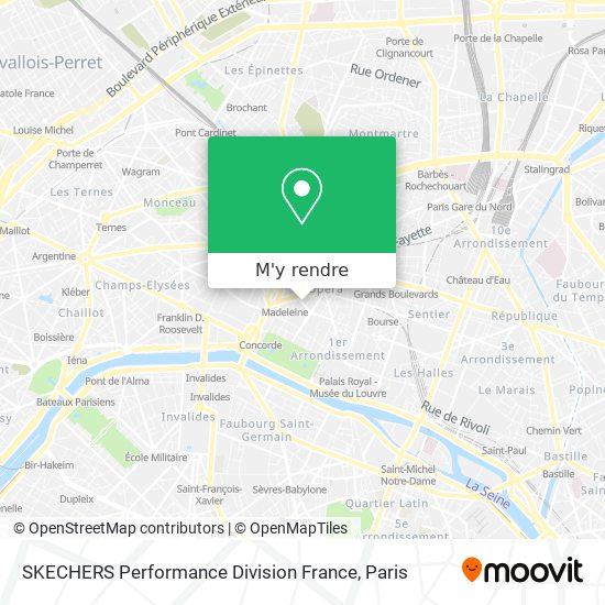 SKECHERS Performance Division France plan