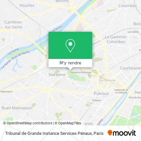 Tribunal de Grande Instance Services Pénaux plan