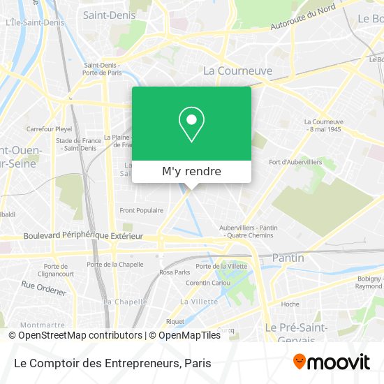Le Comptoir des Entrepreneurs plan