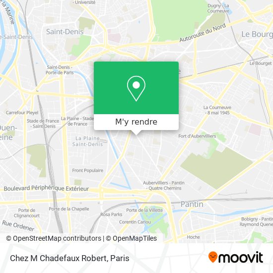 Chez M Chadefaux Robert plan