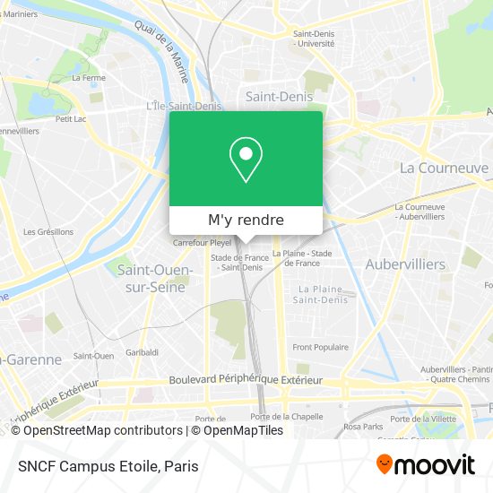 SNCF Campus Etoile plan