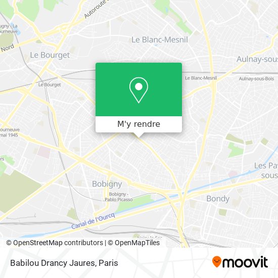 Babilou Drancy Jaures plan