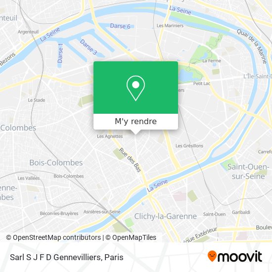 Sarl S J F D Gennevilliers plan