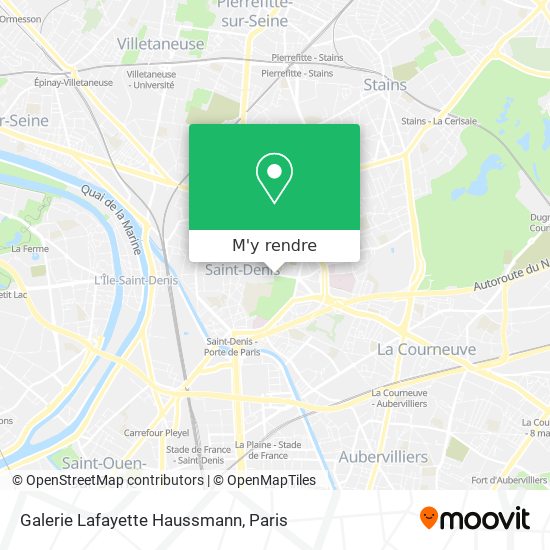 Galerie Lafayette Haussmann plan