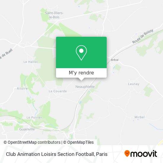 Club Animation Loisirs Section Football plan