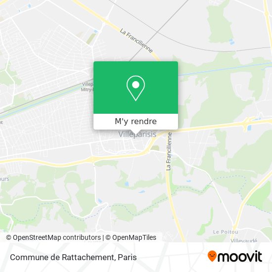 Commune de Rattachement plan