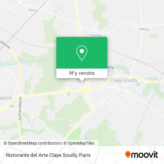 Ristorante del Arte Claye Souilly plan