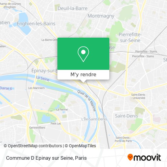 Commune D Epinay sur Seine plan