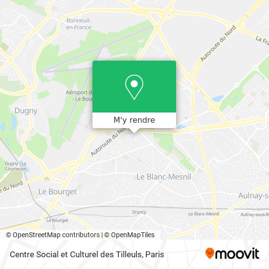 Centre Social et Culturel des Tilleuls plan