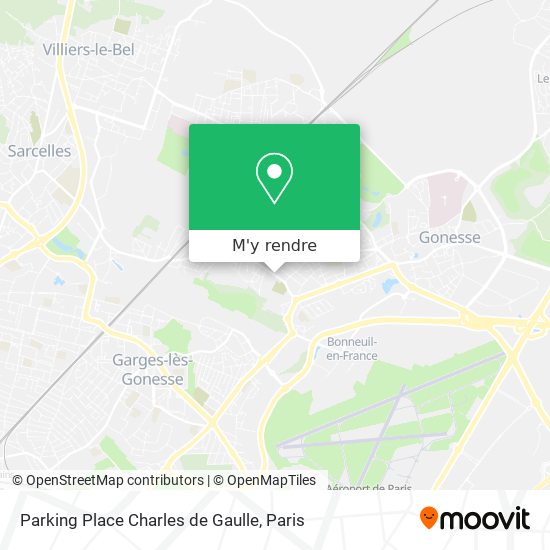 Parking Place Charles de Gaulle plan