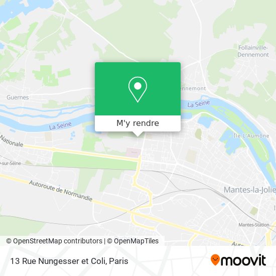 13 Rue Nungesser et Coli plan