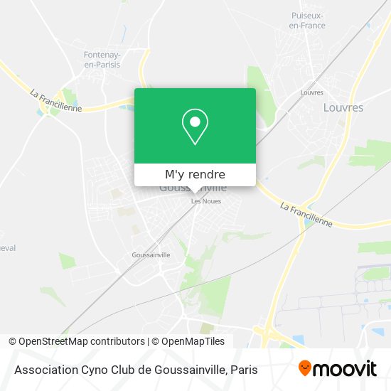 Association Cyno Club de Goussainville plan