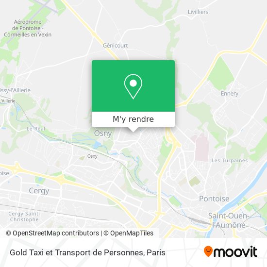 Gold Taxi et Transport de Personnes plan