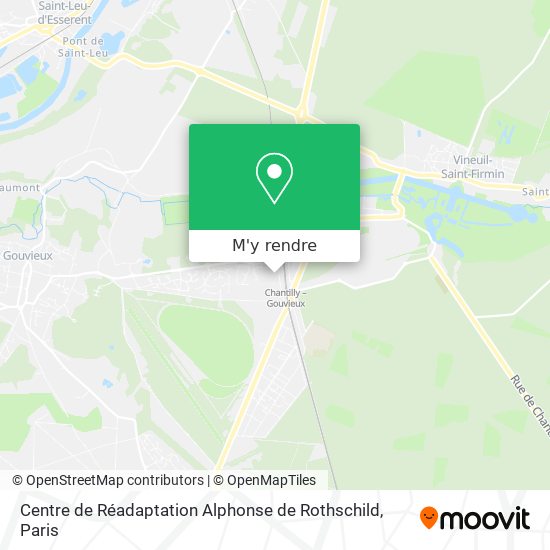 Centre de Réadaptation Alphonse de Rothschild plan