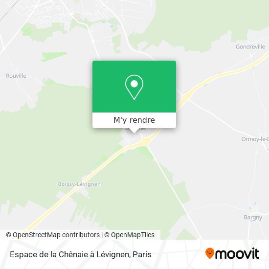 Espace de la Chênaie à Lévignen plan