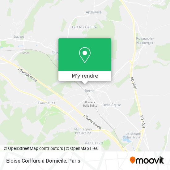 Eloise Coiffure à Domicile plan