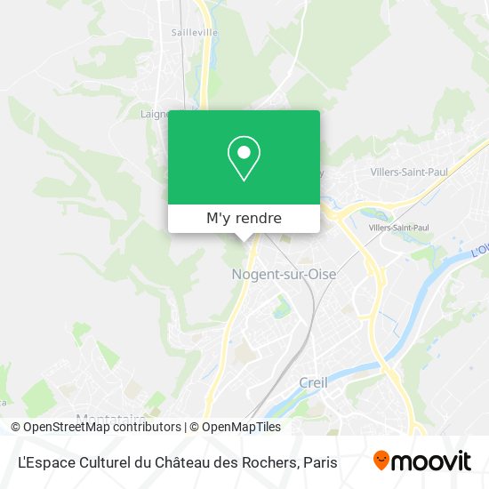 L'Espace Culturel du Château des Rochers plan