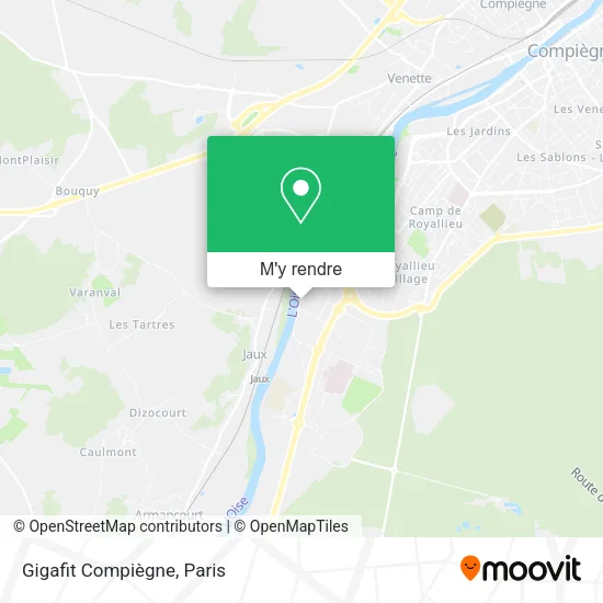 Gigafit Compiègne plan