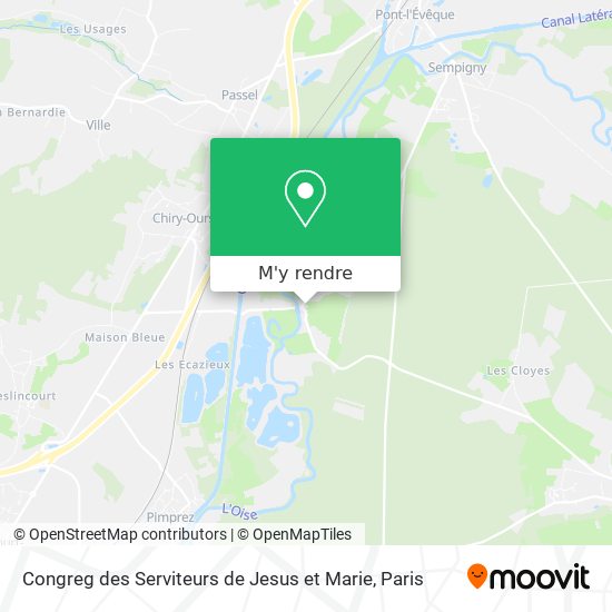 Congreg des Serviteurs de Jesus et Marie plan