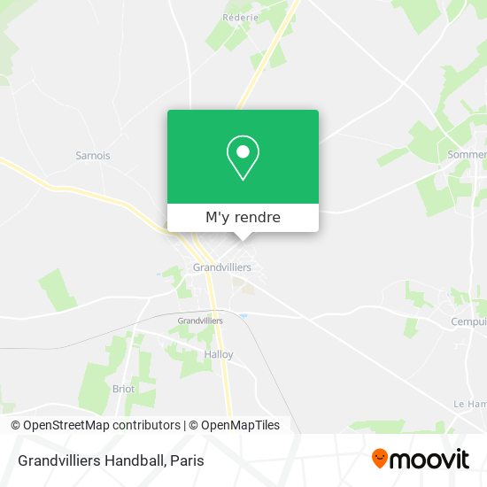 Grandvilliers Handball plan