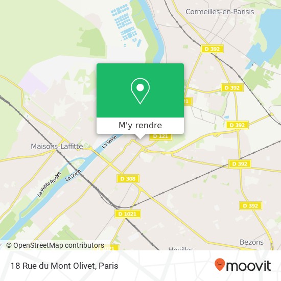 18 Rue du Mont Olivet plan