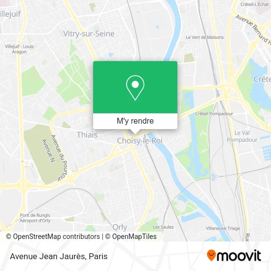 Avenue Jean Jaurès plan