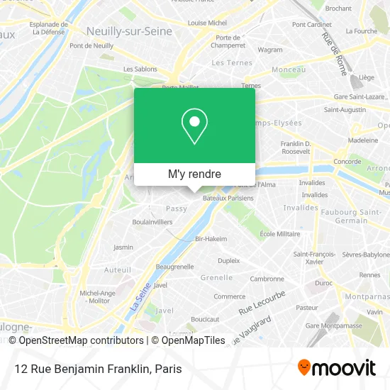 12 Rue Benjamin Franklin plan