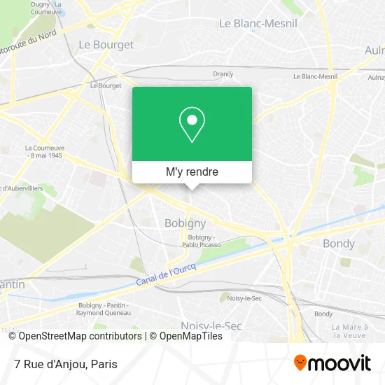 7 Rue d'Anjou plan