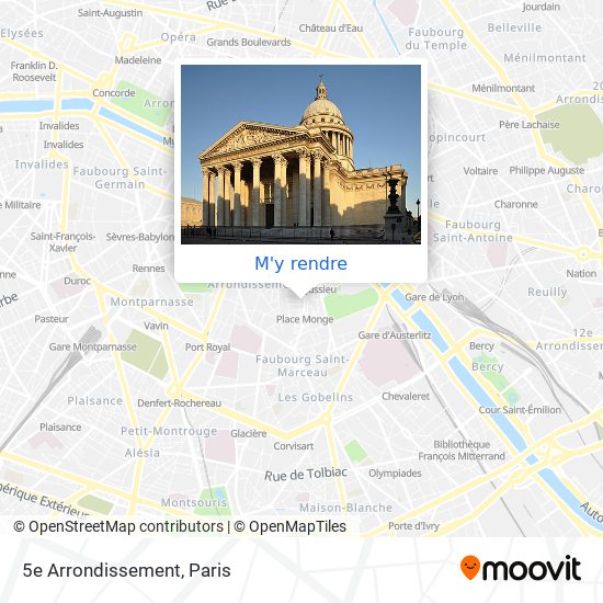 Comment Aller A 5e Arrondissement A Paris En Metro Bus Ou Train