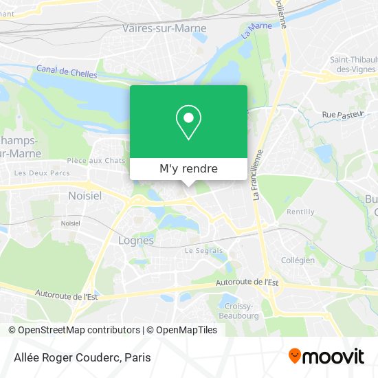 Allée Roger Couderc plan