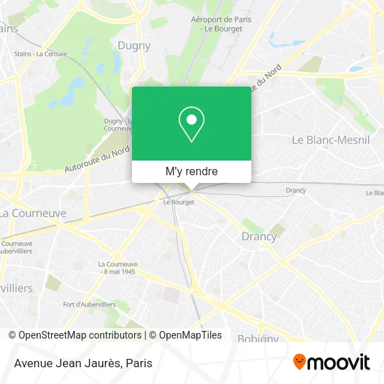 Avenue Jean Jaurès plan