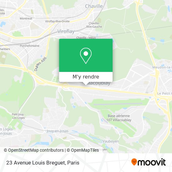 23 Avenue Louis Breguet plan