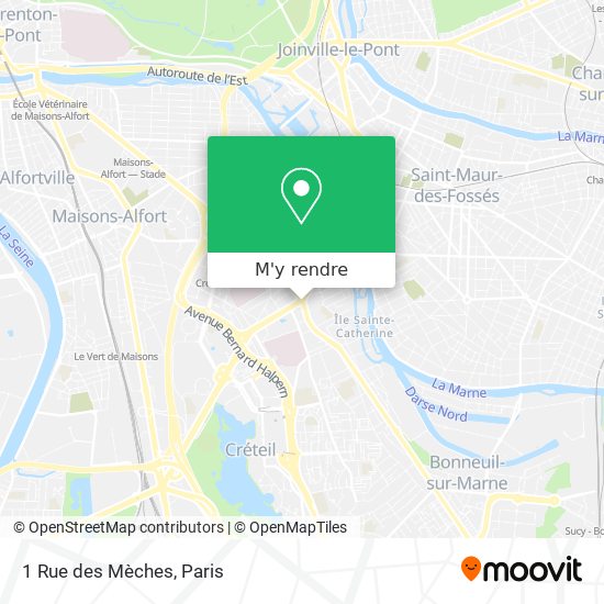 1 Rue des Mèches plan