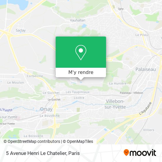 5 Avenue Henri Le Chatelier plan