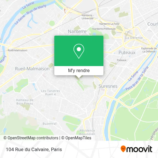 104 Rue du Calvaire plan