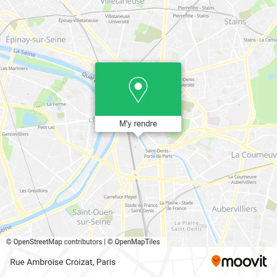 Rue Ambroise Croizat plan