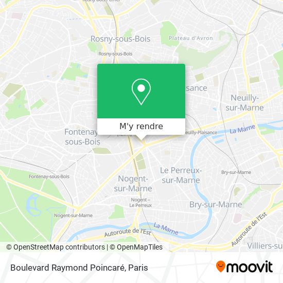 Boulevard Raymond Poincaré plan