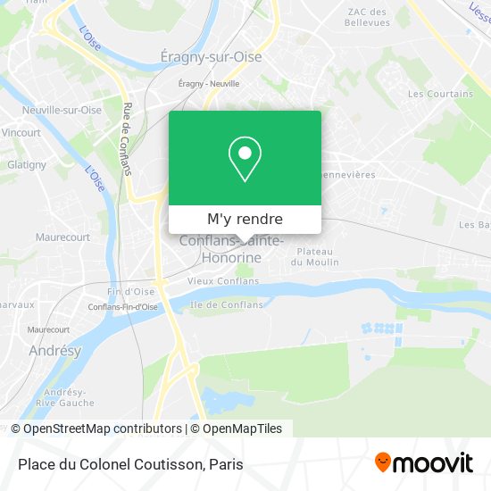 Place du Colonel Coutisson plan