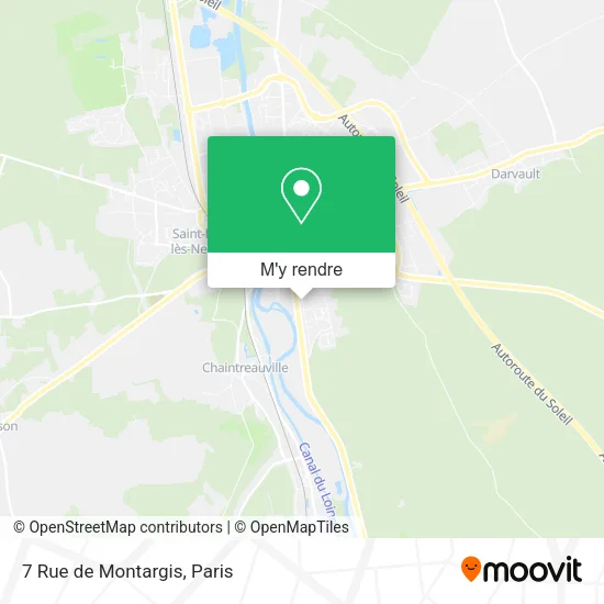 7 Rue de Montargis plan