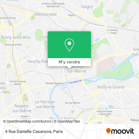 4 Rue Danielle Casanova plan