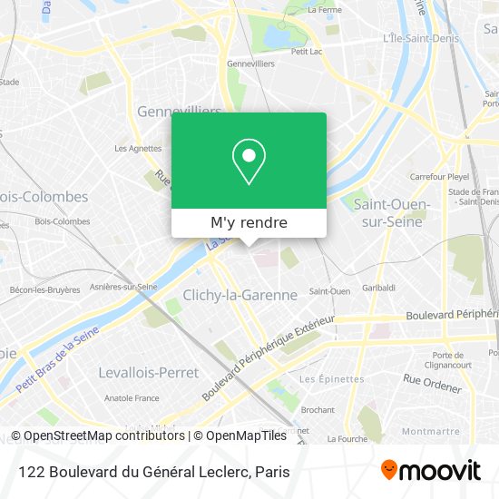 122 Boulevard du Général Leclerc plan