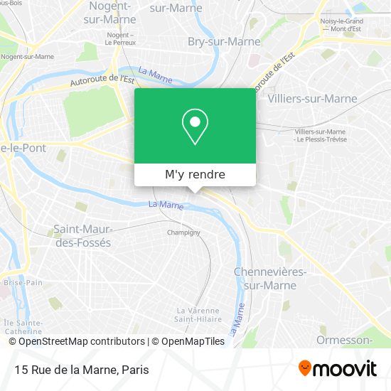 15 Rue de la Marne plan