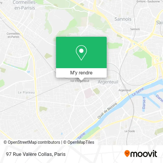 97 Rue Valère Collas plan