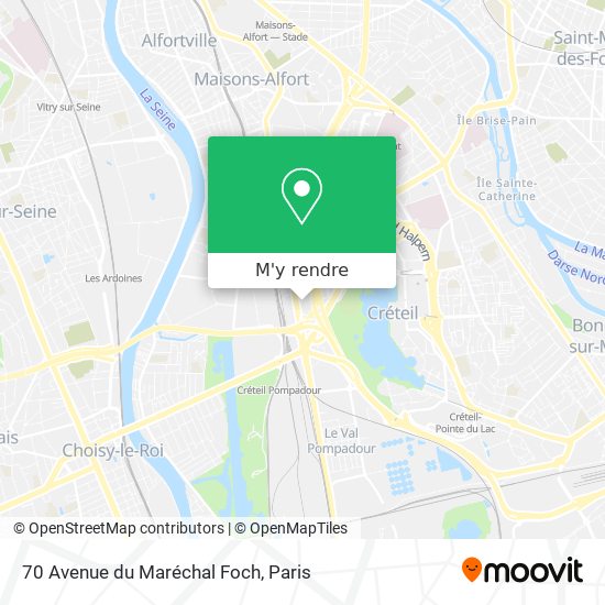 70 Avenue du Maréchal Foch plan