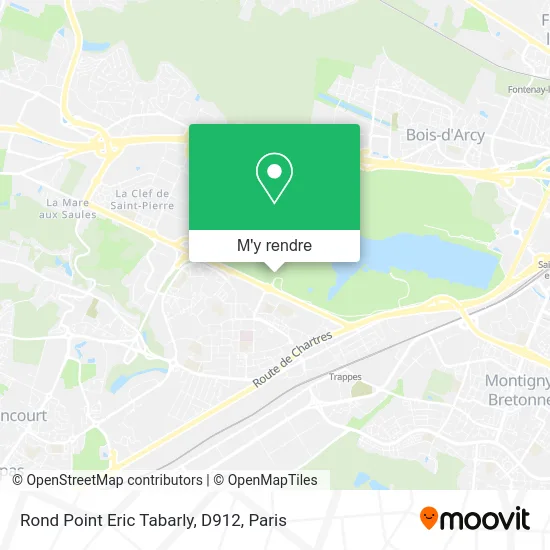 Rond Point Eric Tabarly, D912 plan