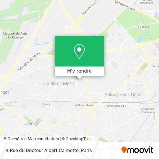 4 Rue du Docteur Albert Calmette plan