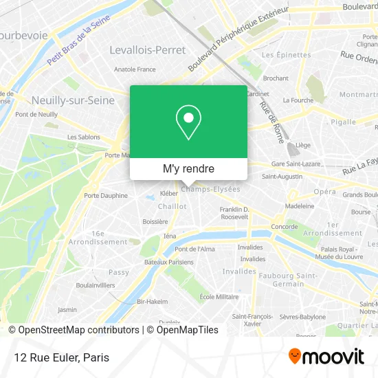 12 Rue Euler plan