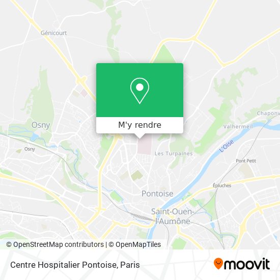 Centre Hospitalier Pontoise plan