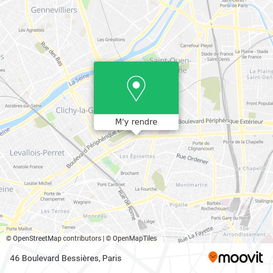 46 Boulevard Bessières plan